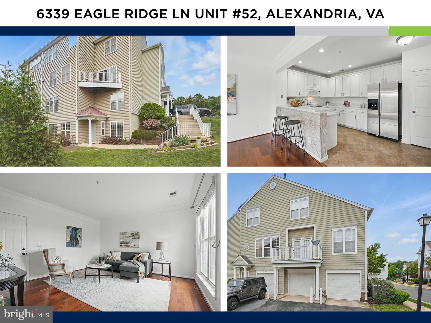 6339 EAGLE RIDGE LN #52, ALEXANDRIA, Virginia 22312, 2 Bedrooms Bedrooms, ,2 BathroomsBathrooms,Residential,For sale,6339 EAGLE RIDGE LN #52,VAFX2234312 MLS # VAFX2234312