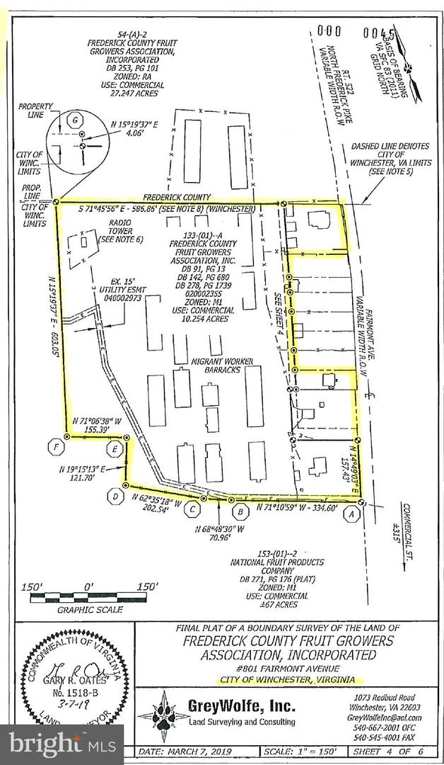 801 FAIRMONT AVE, WINCHESTER, Virginia 22601, ,Land,For sale,801 FAIRMONT AVE,VAWI2007696 MLS # VAWI2007696