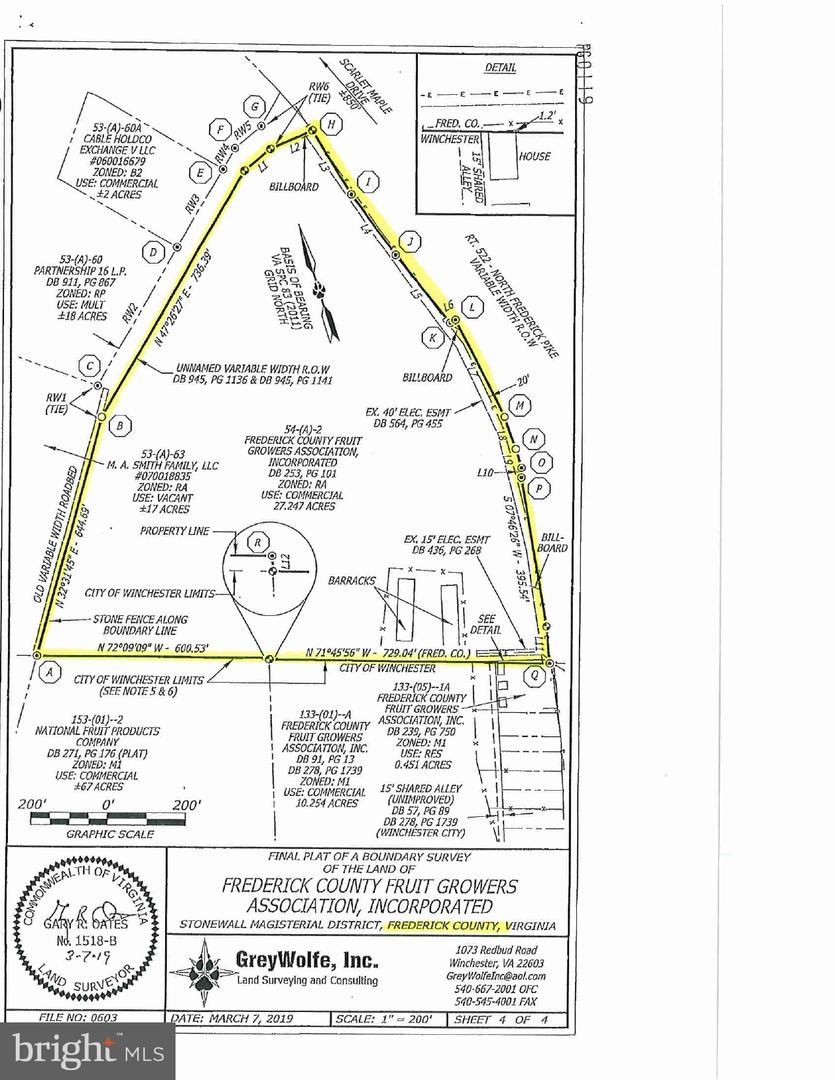 NORTH FREDERICK PIKE, WINCHESTER, Virginia 22601, ,Land,For sale,NORTH FREDERICK PIKE,VAWI2007698 MLS # VAWI2007698