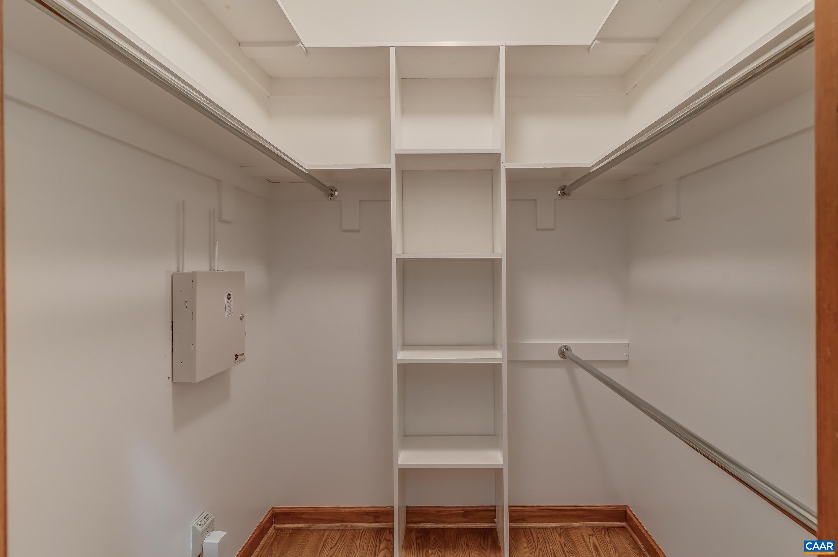 Two large walk in closets