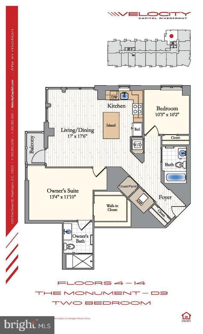 1025 1ST ST SE #716, WASHINGTON, District Of Columbia 20003, 2 Bedrooms Bedrooms, ,2 BathroomsBathrooms,Residential,For sale,1025 1ST ST SE #716,DCDC2200598 MLS # DCDC2200598