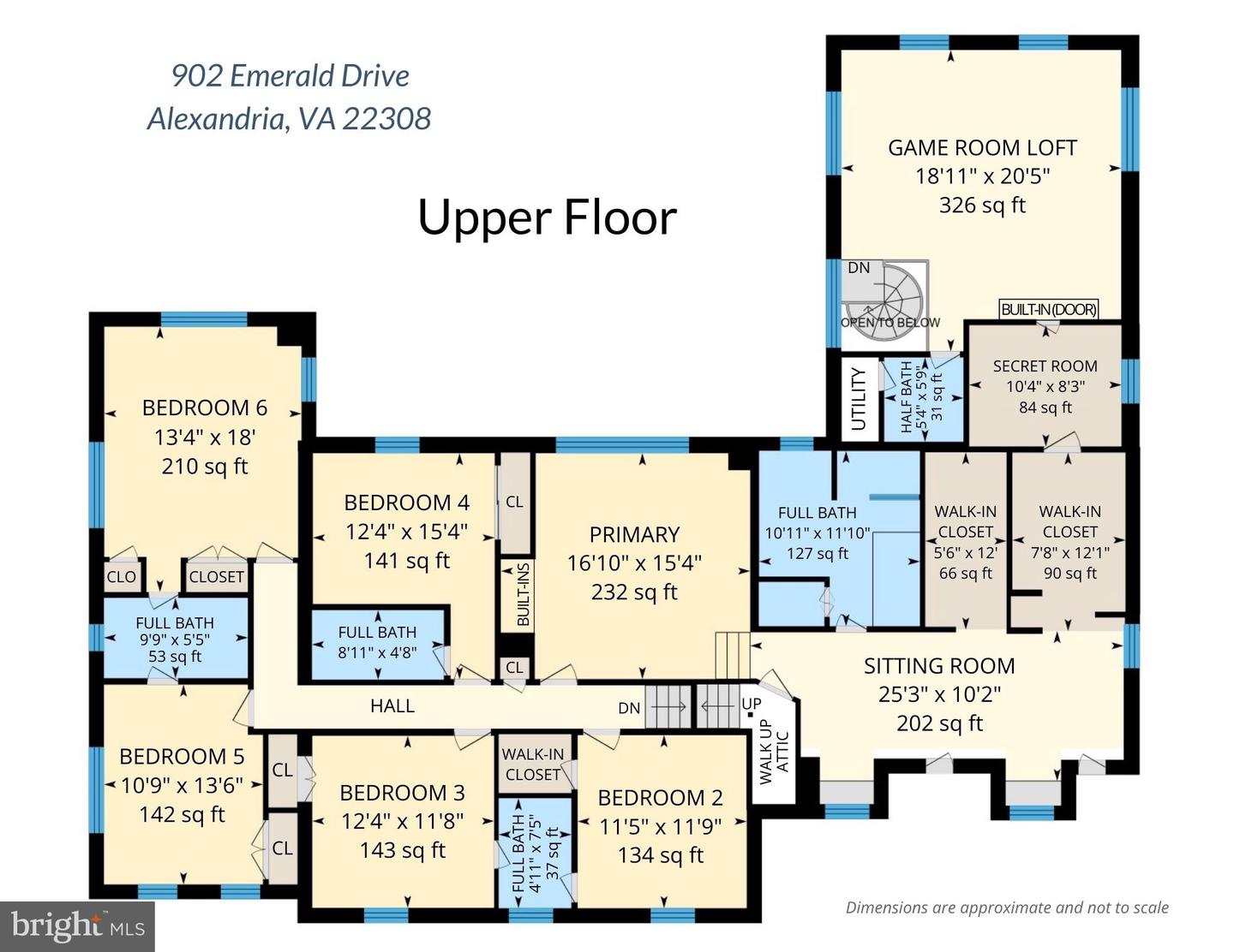 902 EMERALD DR, ALEXANDRIA, Virginia 22308, 7 Bedrooms Bedrooms, ,5 BathroomsBathrooms,Residential,For sale,902 EMERALD DR,VAFX2240884 MLS # VAFX2240884