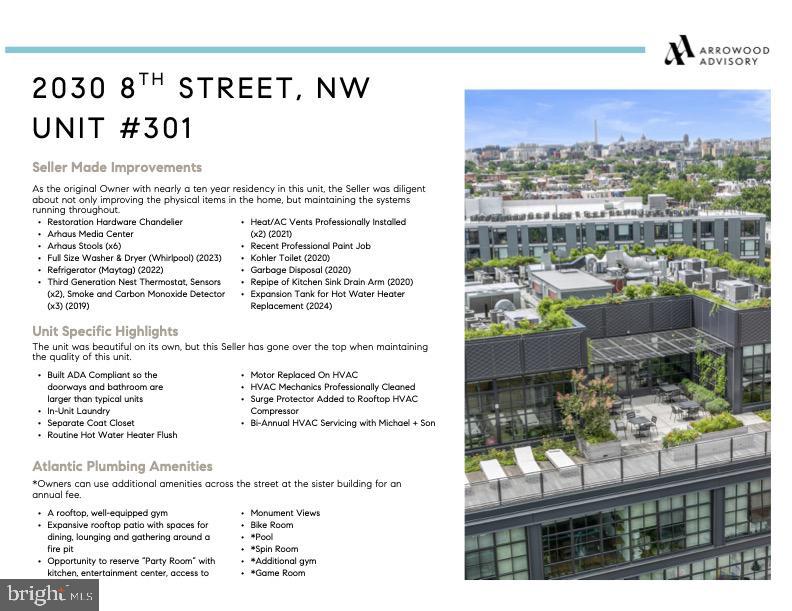 2030 8TH ST NW #301, WASHINGTON, District Of Columbia 20001, 1 Bedroom Bedrooms, ,1 BathroomBathrooms,Residential,For sale,2030 8TH ST NW #301,DCDC2197930 MLS # DCDC2197930