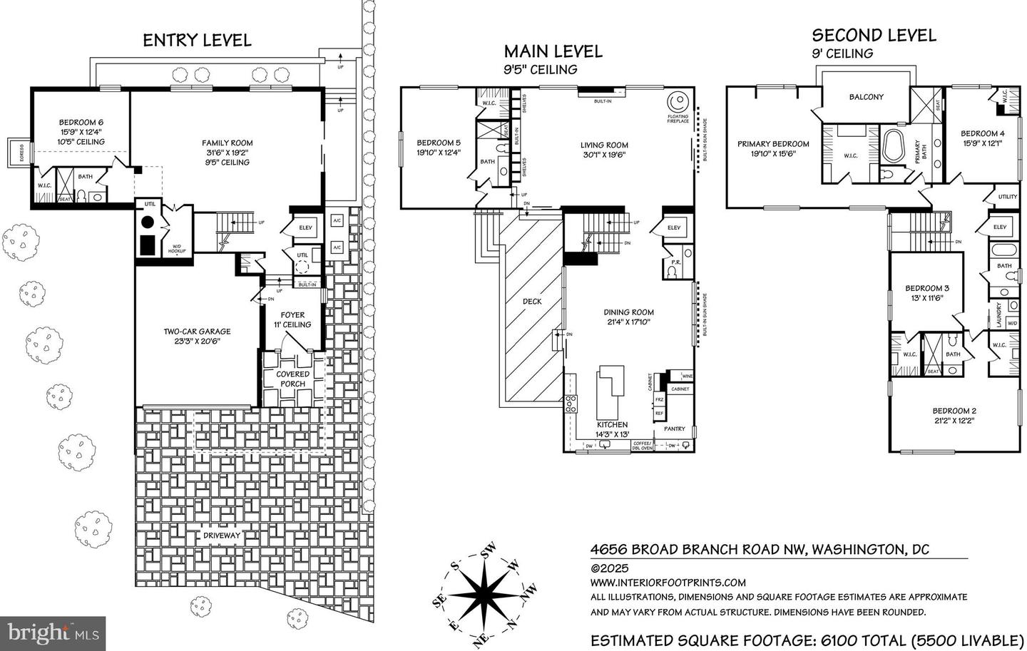 4656 BROAD BRANCH RD NW, WASHINGTON, District Of Columbia 20008, 6 Bedrooms Bedrooms, ,5 BathroomsBathrooms,Residential,For sale,4656 BROAD BRANCH RD NW,DCDC2200526 MLS # DCDC2200526