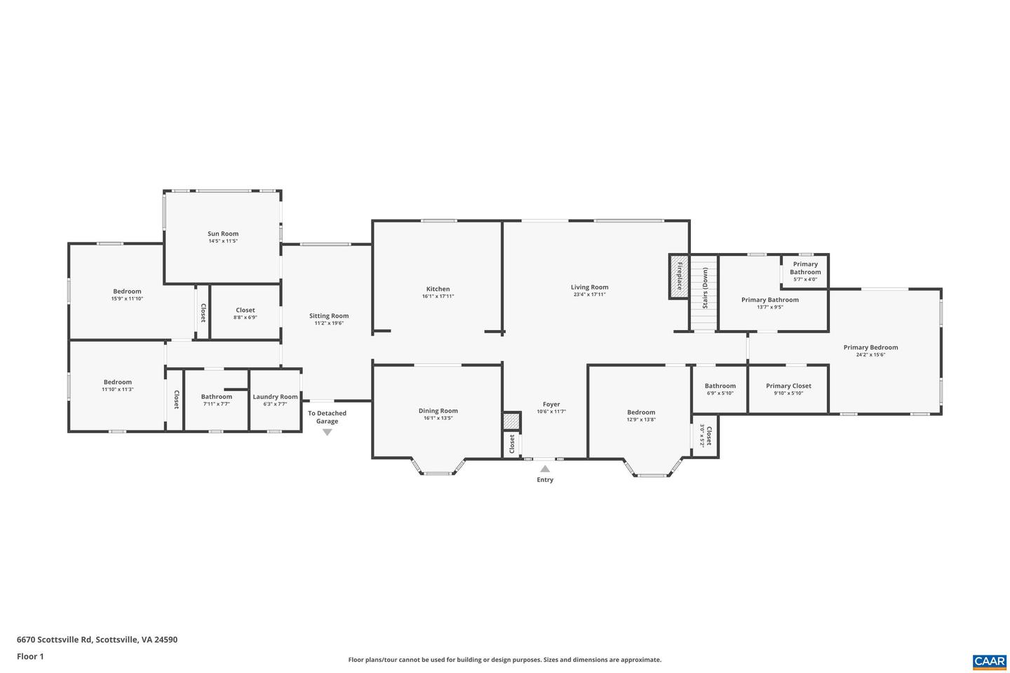 6670 SCOTTSVILLE RD, SCOTTSVILLE, Virginia 24590, 3 Bedrooms Bedrooms, ,2 BathroomsBathrooms,Residential,For sale,6670 SCOTTSVILLE RD,664546 MLS # 664546