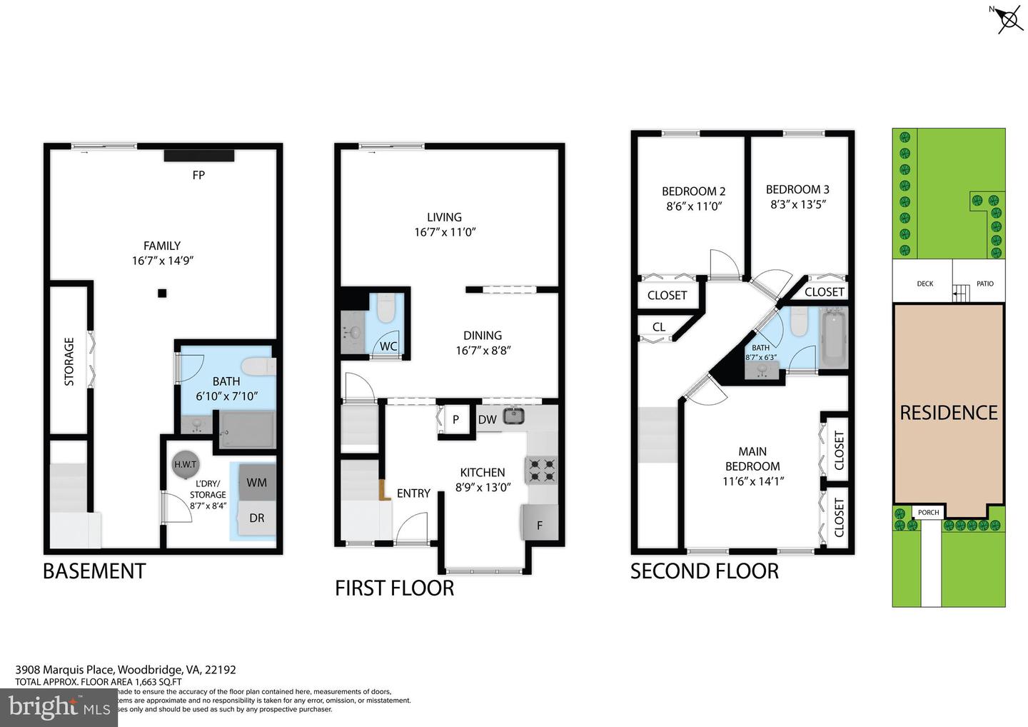 3908 MARQUIS PL, WOODBRIDGE, Virginia 22192, 3 Bedrooms Bedrooms, ,2 BathroomsBathrooms,Residential,For sale,3908 MARQUIS PL,VAPW2092378 MLS # VAPW2092378