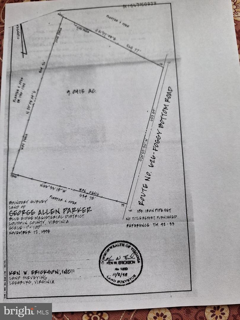 18590 APPX FOGGY BOTTOM RD., BLUEMONT, Virginia 20135, ,Land,For sale,18590 APPX FOGGY BOTTOM RD.,VALO2096590 MLS # VALO2096590