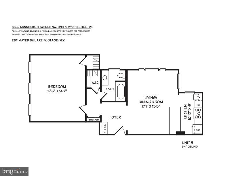 3620 CONNECTICUT AVE NW #5, WASHINGTON, District Of Columbia 20008, 1 Bedroom Bedrooms, ,1 BathroomBathrooms,Residential,For sale,3620 CONNECTICUT AVE NW #5,DCDC2198588 MLS # DCDC2198588