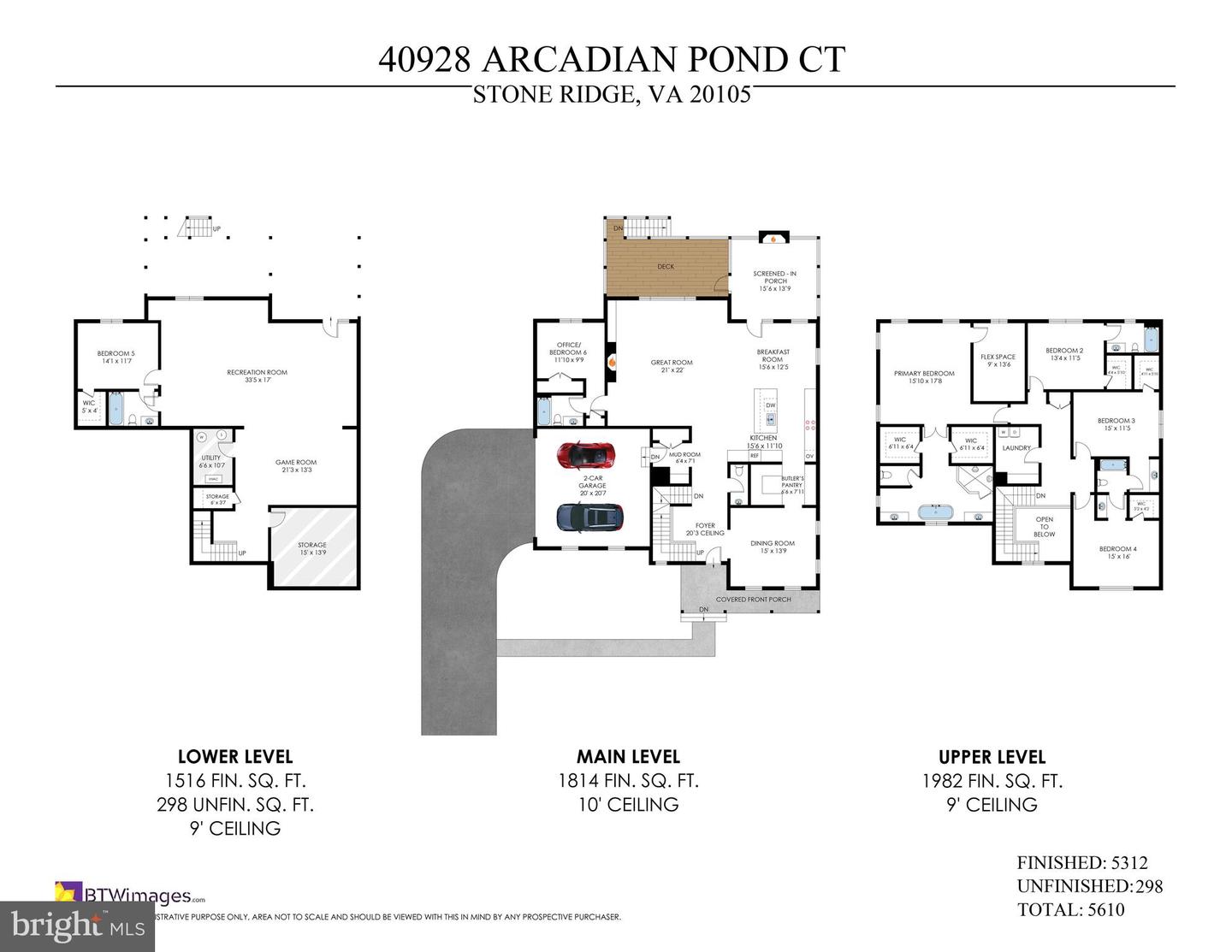 40928 ARCADIAN POND CT, ALDIE, Virginia 20105, 6 Bedrooms Bedrooms, ,5 BathroomsBathrooms,Residential,For sale,40928 ARCADIAN POND CT,VALO2095380 MLS # VALO2095380