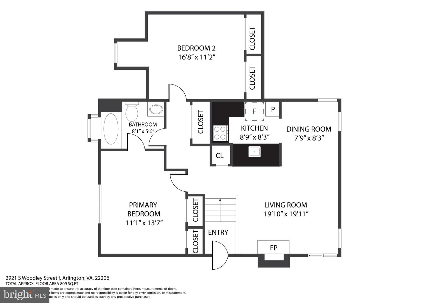 2921-F S WOODLEY ST, ARLINGTON, Virginia 22206, 2 Bedrooms Bedrooms, ,1 BathroomBathrooms,Residential,For sale,2921-F S WOODLEY ST,VAAR2056874 MLS # VAAR2056874