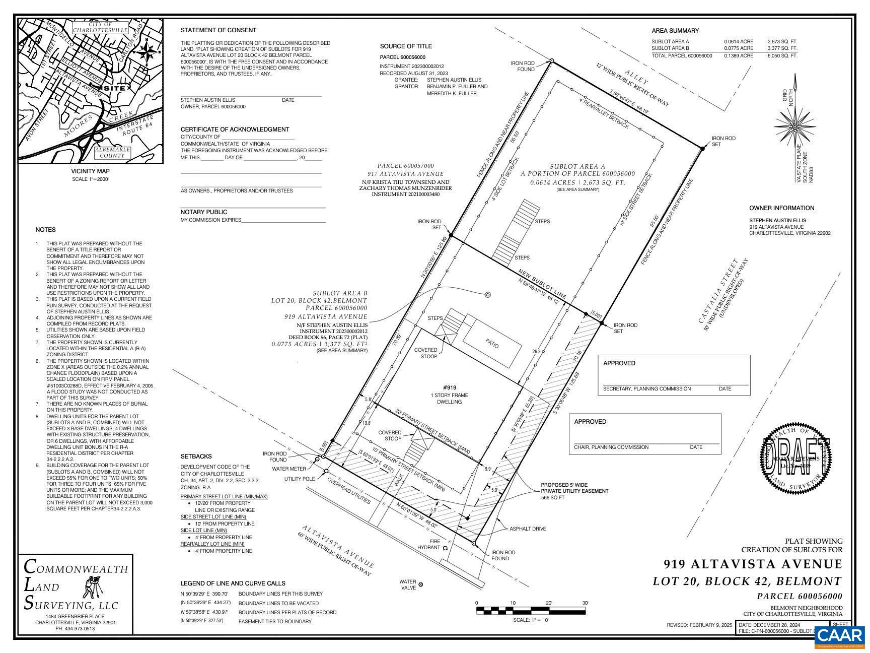 919 -B ALTAVISTA AVE, CHARLOTTESVILLE, Virginia 22902, 2 Bedrooms Bedrooms, ,1 BathroomBathrooms,Residential,919 -B ALTAVISTA AVE,664651 MLS # 664651