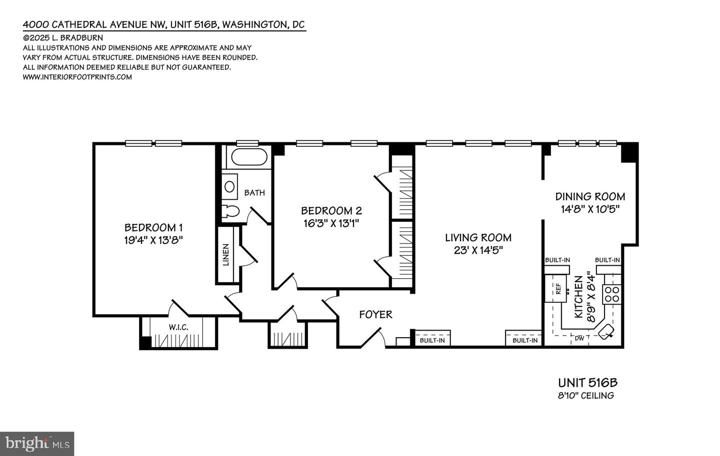4000 CATHEDRAL AVE NW #516-B, WASHINGTON, District Of Columbia 20016, 2 Bedrooms Bedrooms, ,1 BathroomBathrooms,Residential,For sale,4000 CATHEDRAL AVE NW #516-B,DCDC2199612 MLS # DCDC2199612