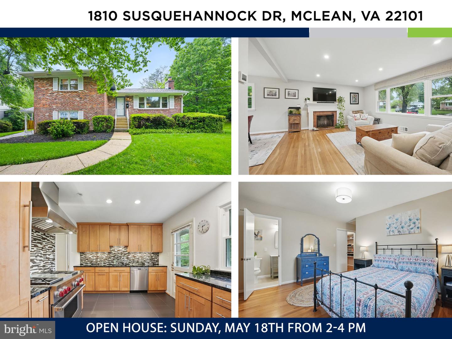 1810 SUSQUEHANNOCK DR, MCLEAN, Virginia 22101, 4 Bedrooms Bedrooms, ,3 BathroomsBathrooms,Residential,For sale,1810 SUSQUEHANNOCK DR,VAFX2239690 MLS # VAFX2239690