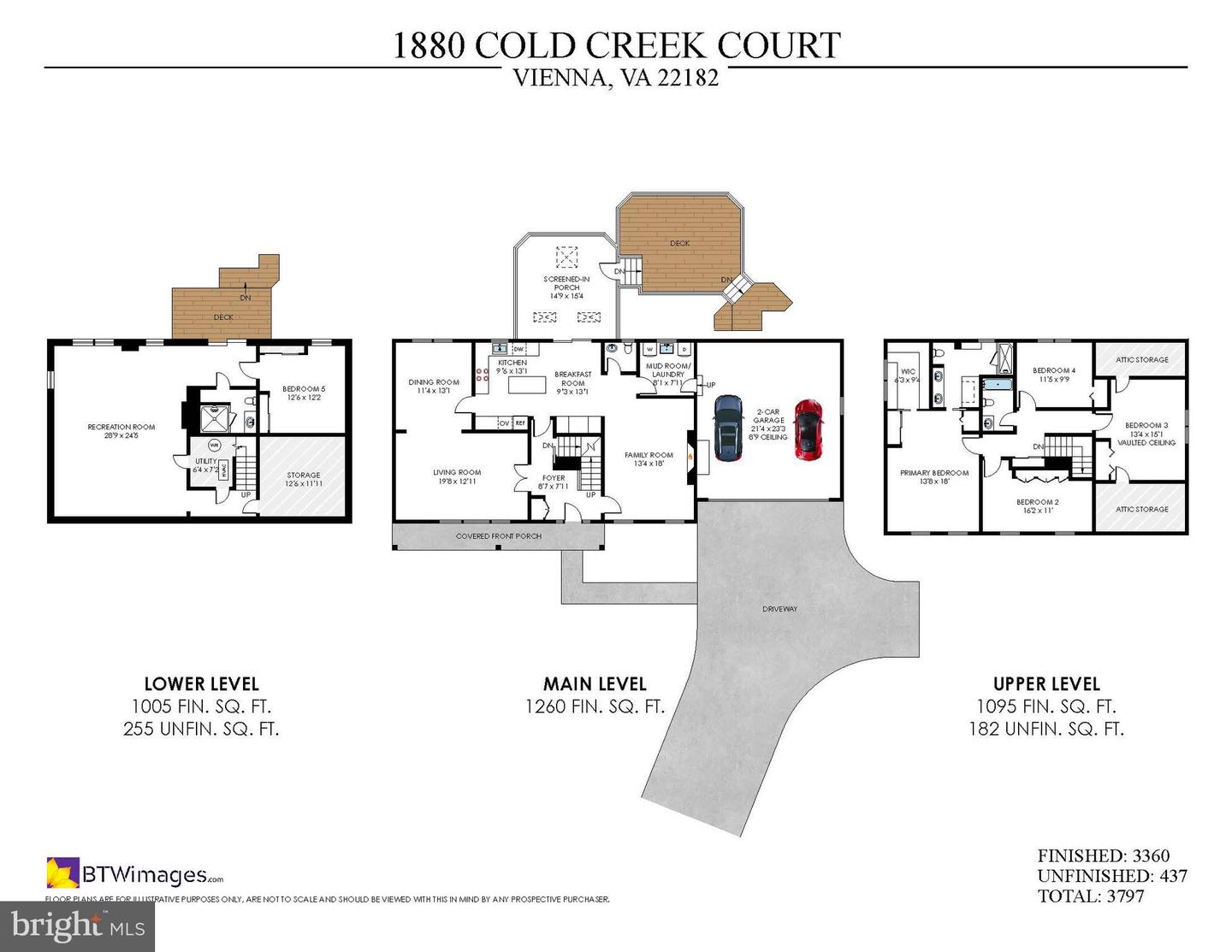1880 COLD CREEK CT, VIENNA, Virginia 22182, 5 Bedrooms Bedrooms, ,3 BathroomsBathrooms,Residential,For sale,1880 COLD CREEK CT,VAFX2240488 MLS # VAFX2240488