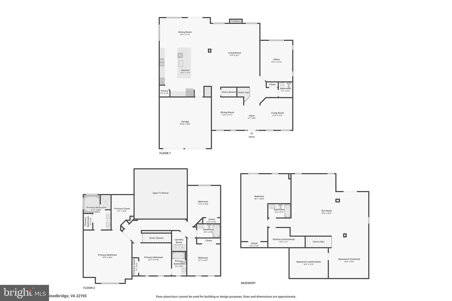 15888 AERIAL VIEW RD, WOODBRIDGE, Virginia 22193, 5 Bedrooms Bedrooms, ,4 BathroomsBathrooms,Residential,For sale,15888 AERIAL VIEW RD,VAPW2094398 MLS # VAPW2094398
