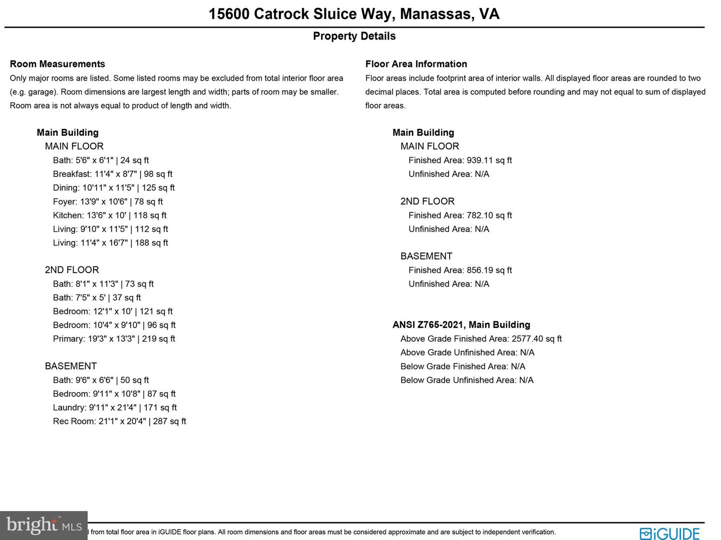 15600 CATROCK SLUICE WAY, MANASSAS, Virginia 20112, 4 Bedrooms Bedrooms, ,3 BathroomsBathrooms,Residential,For sale,15600 CATROCK SLUICE WAY,VAPW2093738 MLS # VAPW2093738