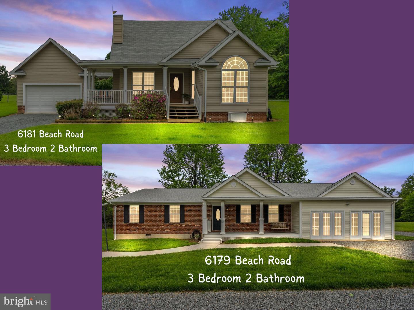 6179 & 6181 BEACH RD, MIDLAND, Virginia 22728, 6 Bedrooms Bedrooms, ,4 BathroomsBathrooms,Residential,For sale,6179 & 6181 BEACH RD,VAFQ2016602 MLS # VAFQ2016602