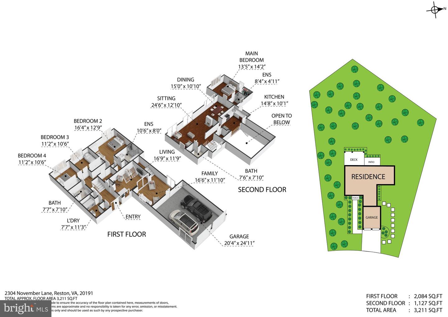 2304 NOVEMBER LN, RESTON, Virginia 20191, 4 Bedrooms Bedrooms, ,3 BathroomsBathrooms,Residential,For sale,2304 NOVEMBER LN,VAFX2235444 MLS # VAFX2235444