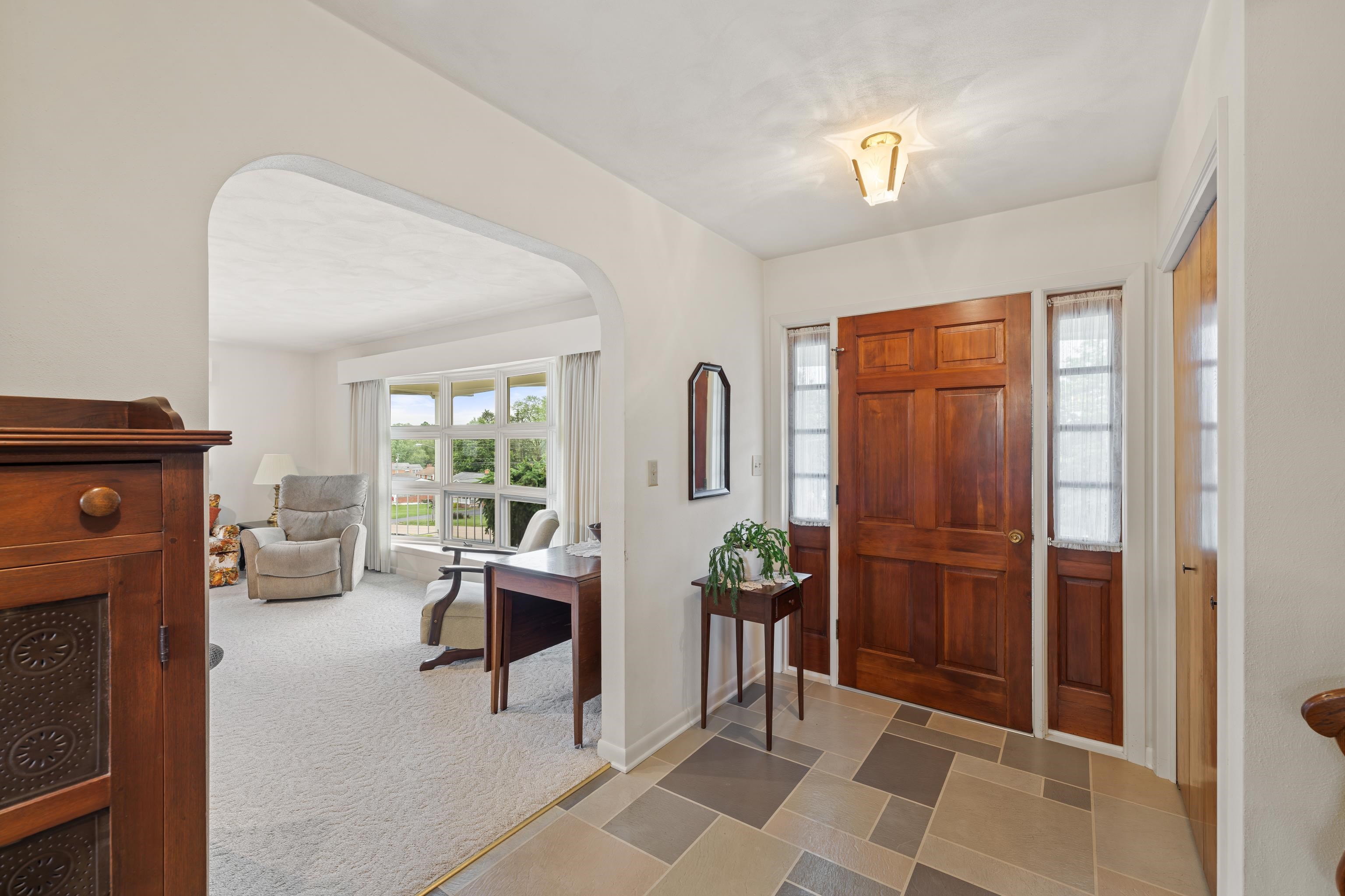 *Coat closet, tile flooring.