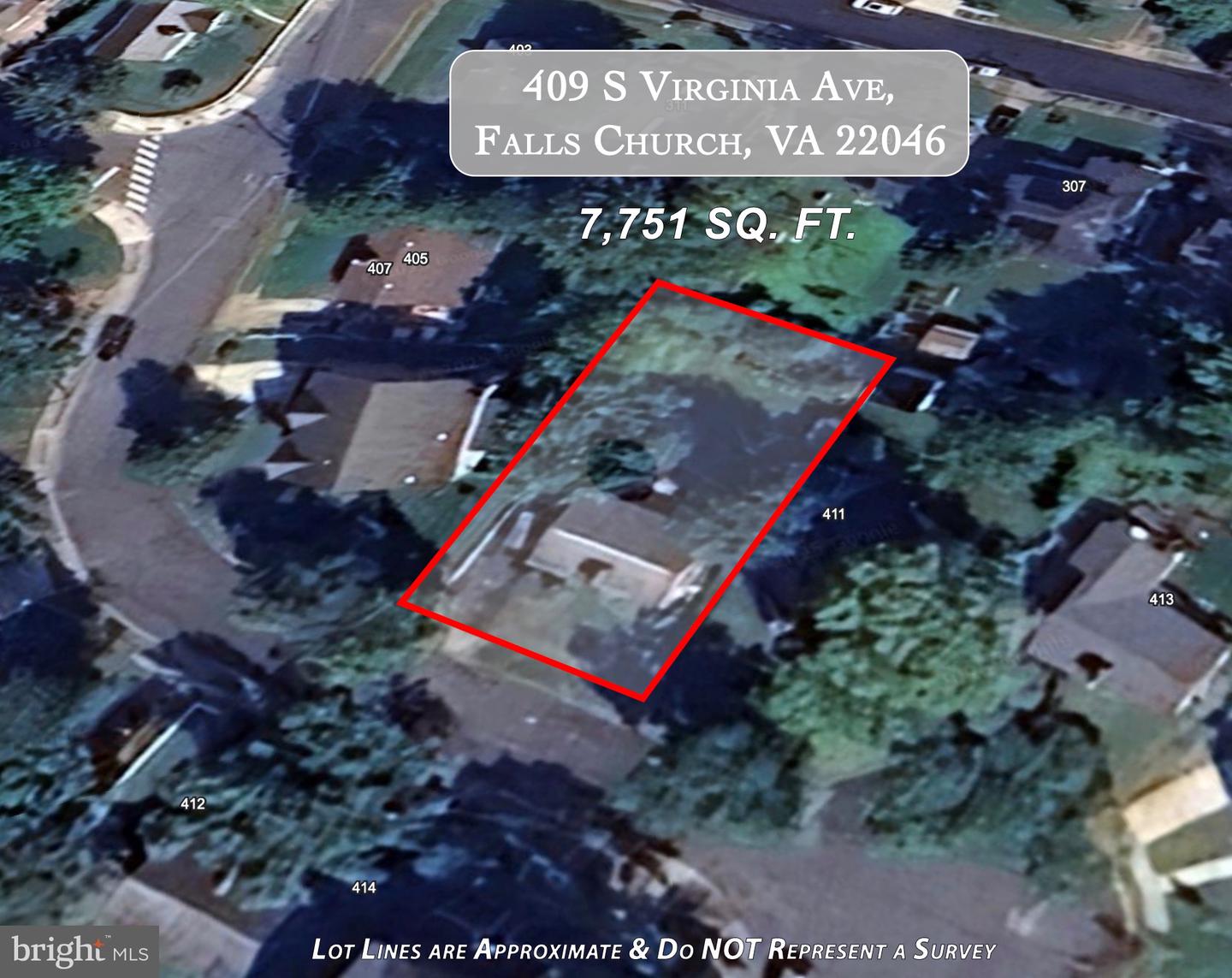 409 S VIRGINIA AVE, FALLS CHURCH, Virginia 22046, ,Land,For sale,409 S VIRGINIA AVE,VAFA2003014 MLS # VAFA2003014