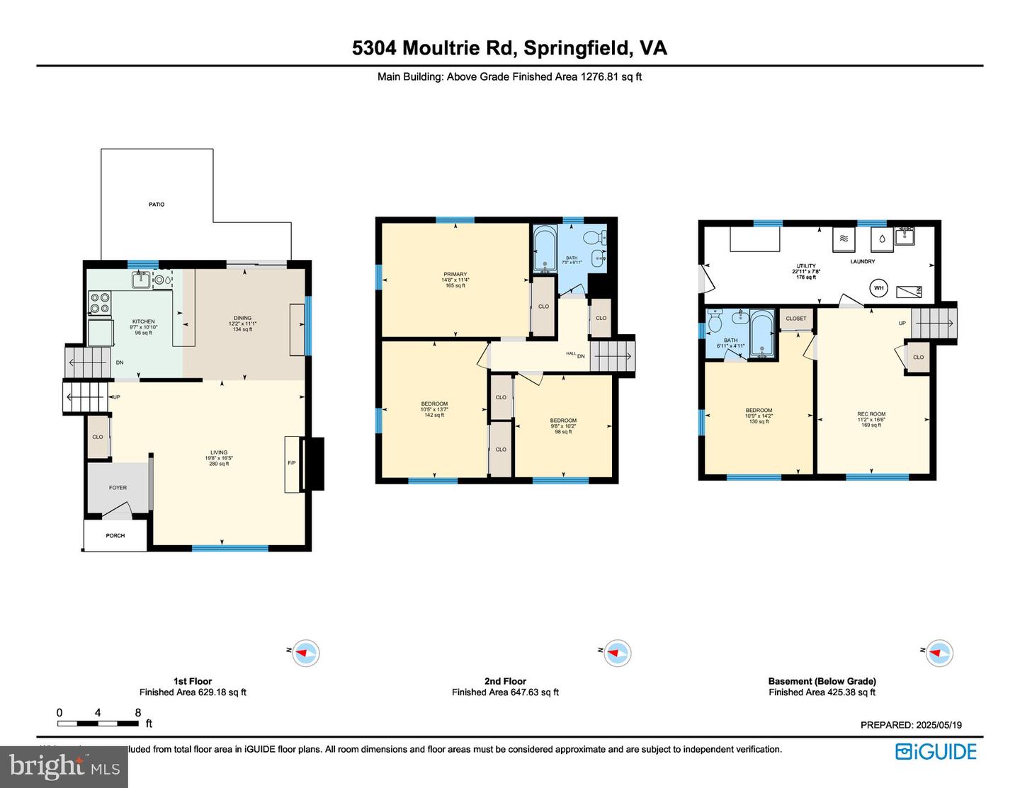 5304 MOULTRIE RD, SPRINGFIELD, Virginia 22151, 4 Bedrooms Bedrooms, ,2 BathroomsBathrooms,Residential,For sale,5304 MOULTRIE RD,VAFX2234618 MLS # VAFX2234618