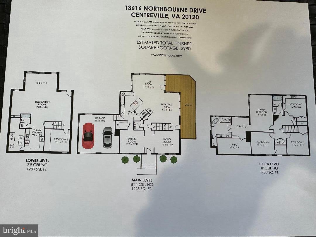 13616 NORTHBOURNE DR, CENTREVILLE, Virginia 20120, 4 Bedrooms Bedrooms, 14 Rooms Rooms,3 BathroomsBathrooms,Residential,For sale,13616 NORTHBOURNE DR,VAFX2242390 MLS # VAFX2242390