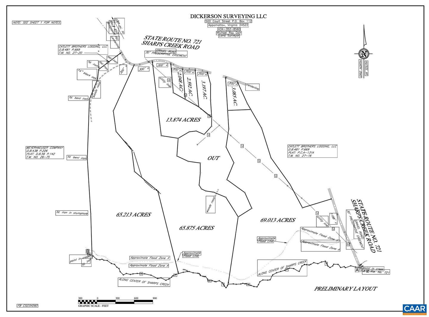 LOT 2 SHARPS CREEK RD, SCOTTSVILLE, Virginia 24590, ,Farm,For sale,LOT 2 SHARPS CREEK RD,664870 MLS # 664870