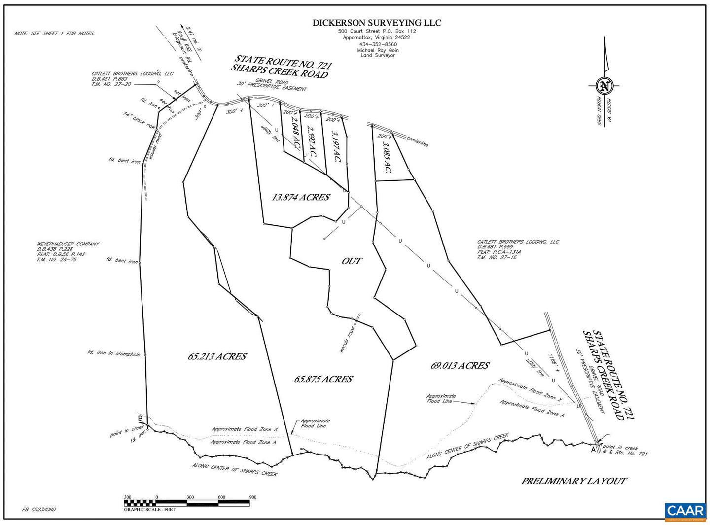 LOT 2 SHARPS CREEK RD, SCOTTSVILLE, Virginia 24590, ,Farm,For sale,LOT 2 SHARPS CREEK RD,664870 MLS # 664870
