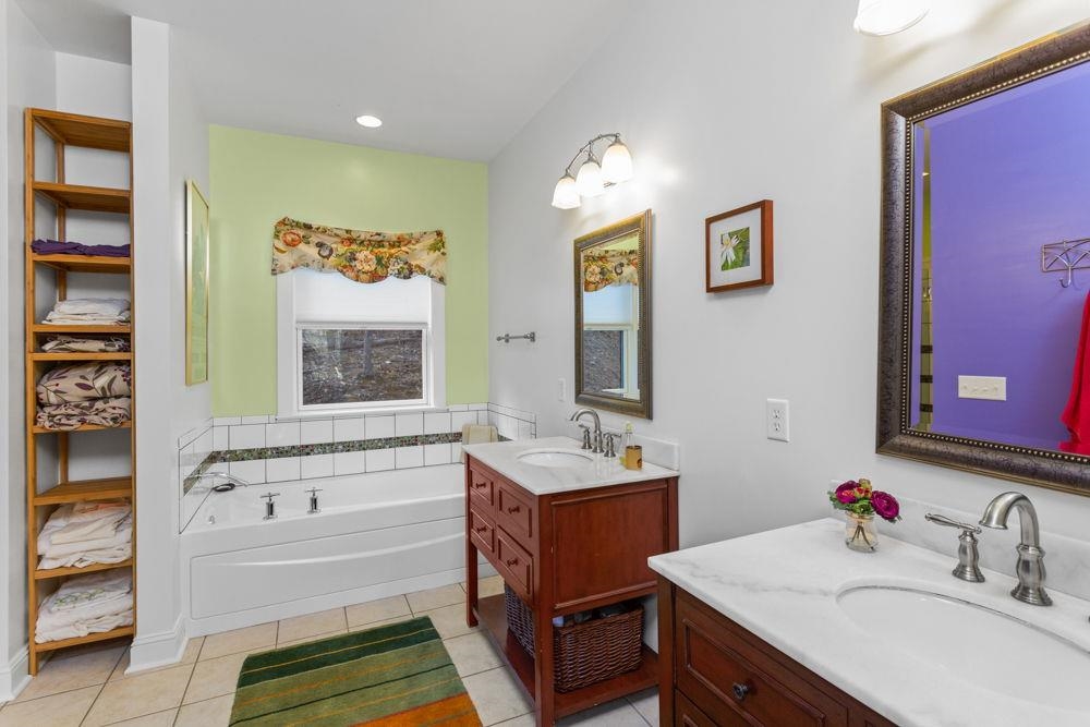 with dual vanities.