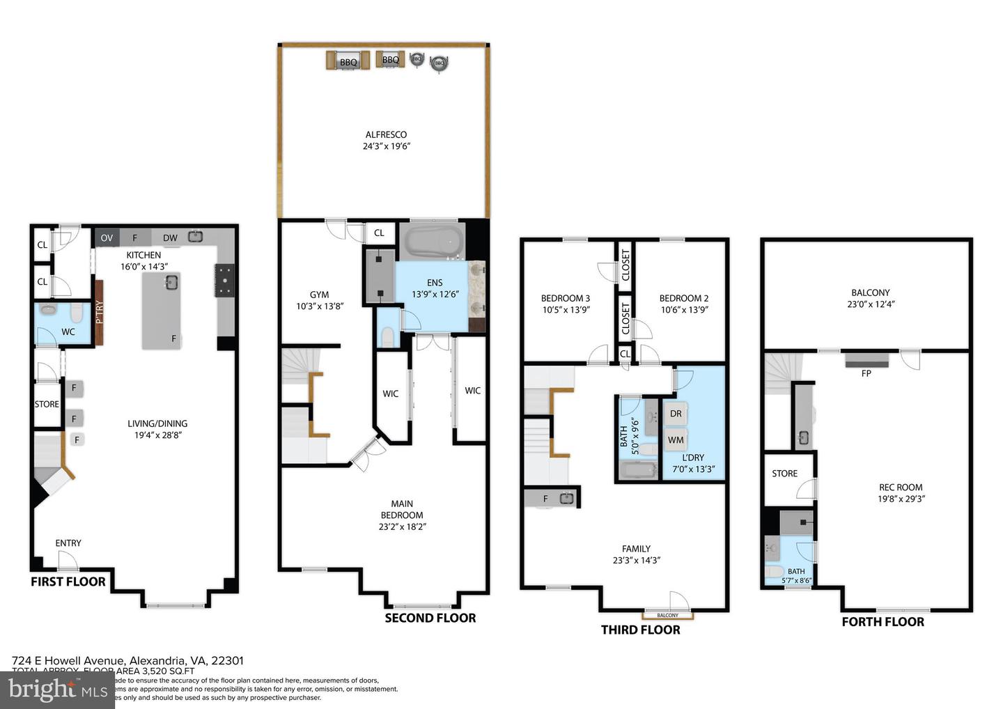 724 E HOWELL AVE, ALEXANDRIA, Virginia 22301, 3 Bedrooms Bedrooms, ,3 BathroomsBathrooms,Residential,For sale,724 E HOWELL AVE,VAAX2045014 MLS # VAAX2045014