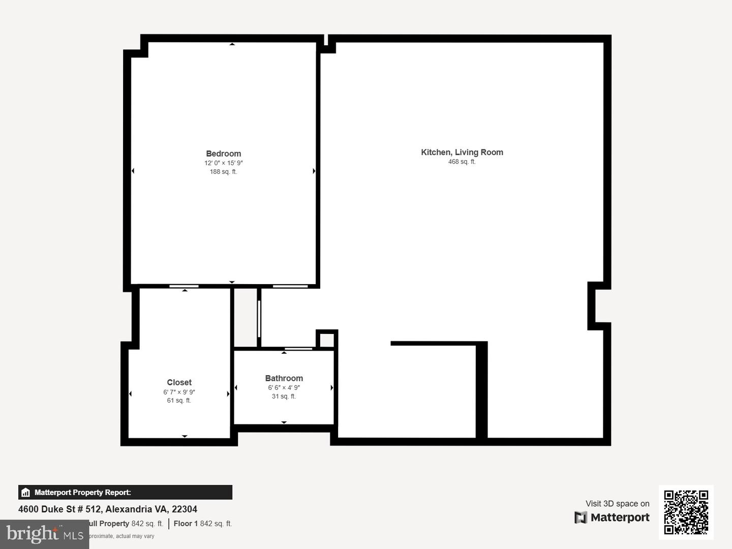 4600 DUKE ST #512, ALEXANDRIA, Virginia 22304, 1 Bedroom Bedrooms, ,1 BathroomBathrooms,Residential,For sale,4600 DUKE ST #512,VAAX2045282 MLS # VAAX2045282