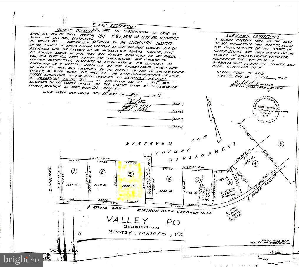 9901 ROBERT E LEE DR, SPOTSYLVANIA, Virginia 22551, ,Land,For sale,9901 ROBERT E LEE DR,VASP2033358 MLS # VASP2033358