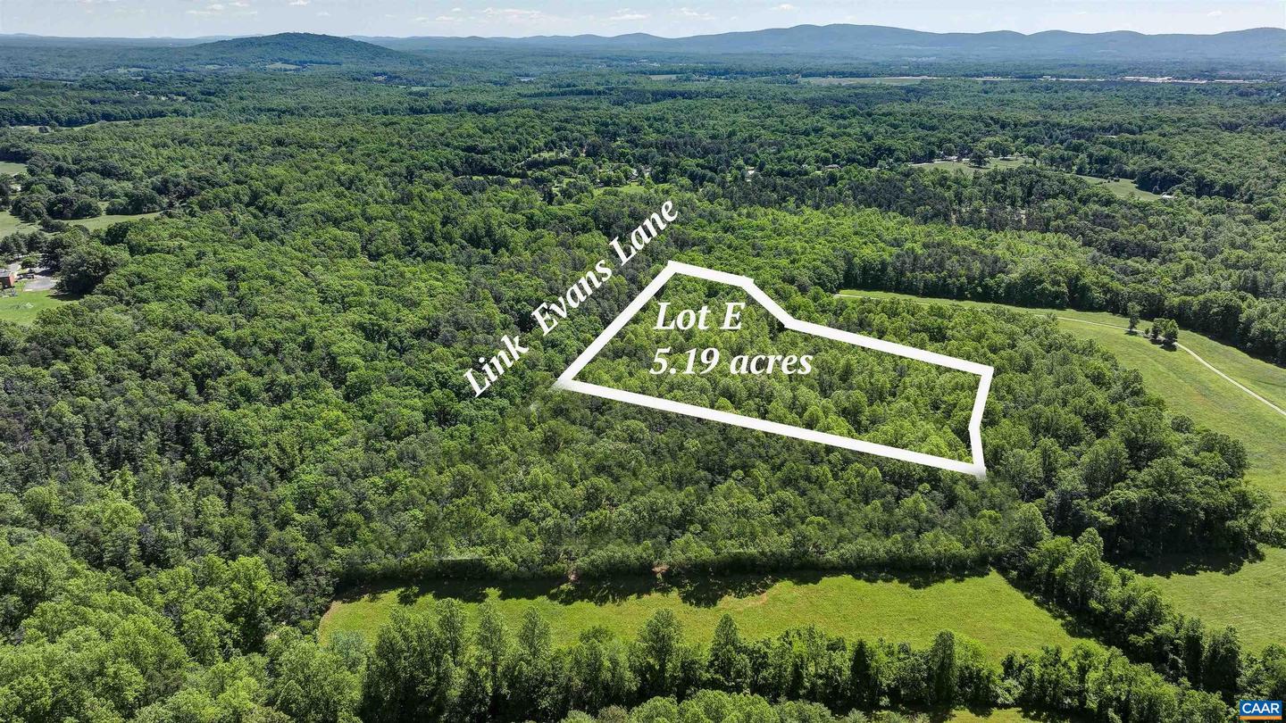 LOT E LINK EVANS LN #E, EARLYSVILLE, Virginia 22936, ,Land,For sale,LOT E LINK EVANS LN #E,664944 MLS # 664944