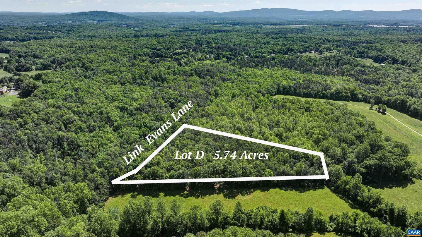 LOT D LINK EVANS LN #D, EARLYSVILLE, Virginia 22936, ,Land,For sale,LOT D LINK EVANS LN #D,664946 MLS # 664946