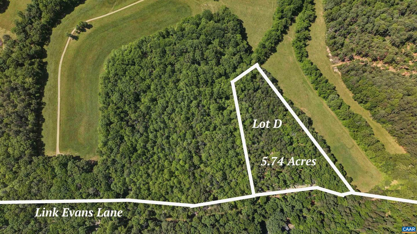 LOT D LINK EVANS LN #D, EARLYSVILLE, Virginia 22936, ,Land,For sale,LOT D LINK EVANS LN #D,664946 MLS # 664946
