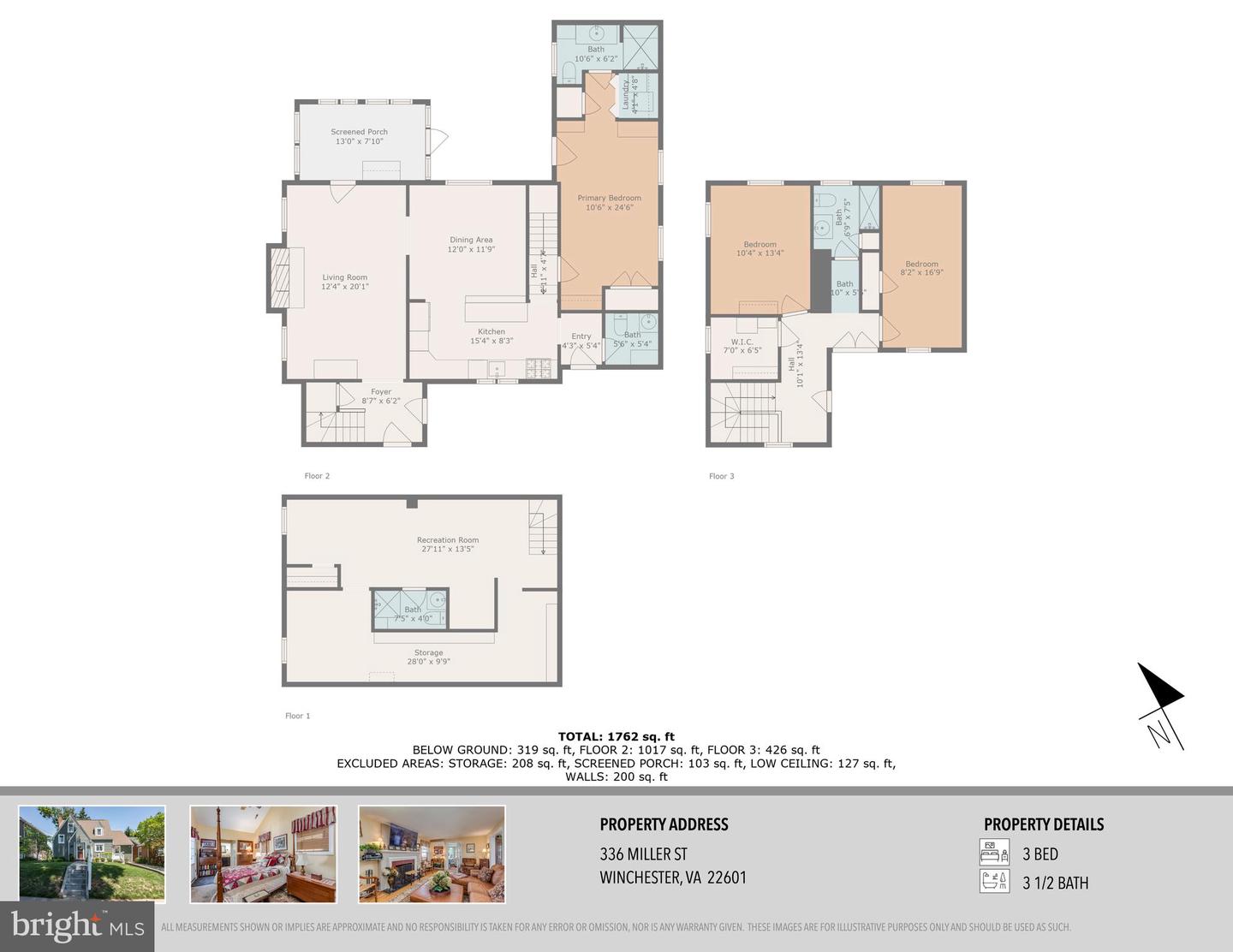 336 MILLER ST, WINCHESTER, Virginia 22601, 3 Bedrooms Bedrooms, ,2 BathroomsBathrooms,Residential,For sale,336 MILLER ST,VAWI2007736 MLS # VAWI2007736