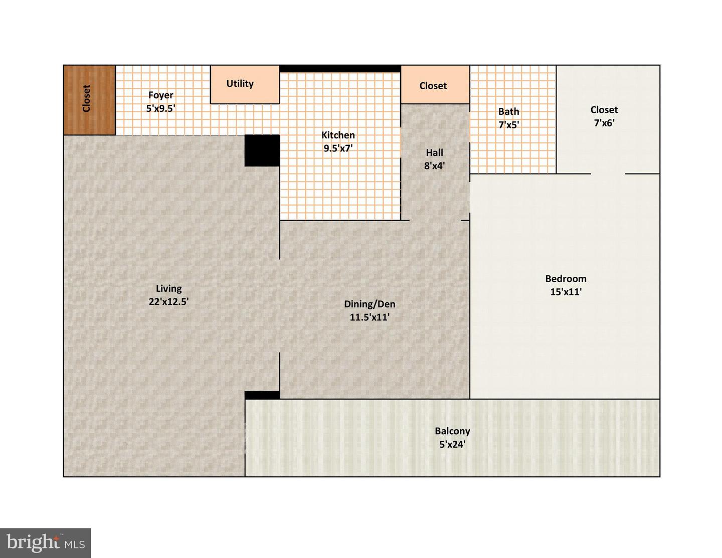 5340 HOLMES RUN PKWY #1410, ALEXANDRIA, Virginia 22304, 1 Bedroom Bedrooms, 4 Rooms Rooms,1 BathroomBathrooms,Residential,For sale,5340 HOLMES RUN PKWY #1410,VAAX2042982 MLS # VAAX2042982