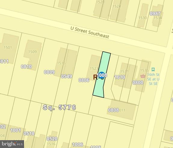 1527 U ST SE, WASHINGTON, District Of Columbia 20020, ,Land,For sale,1527 U ST SE,DCDC2202598 MLS # DCDC2202598