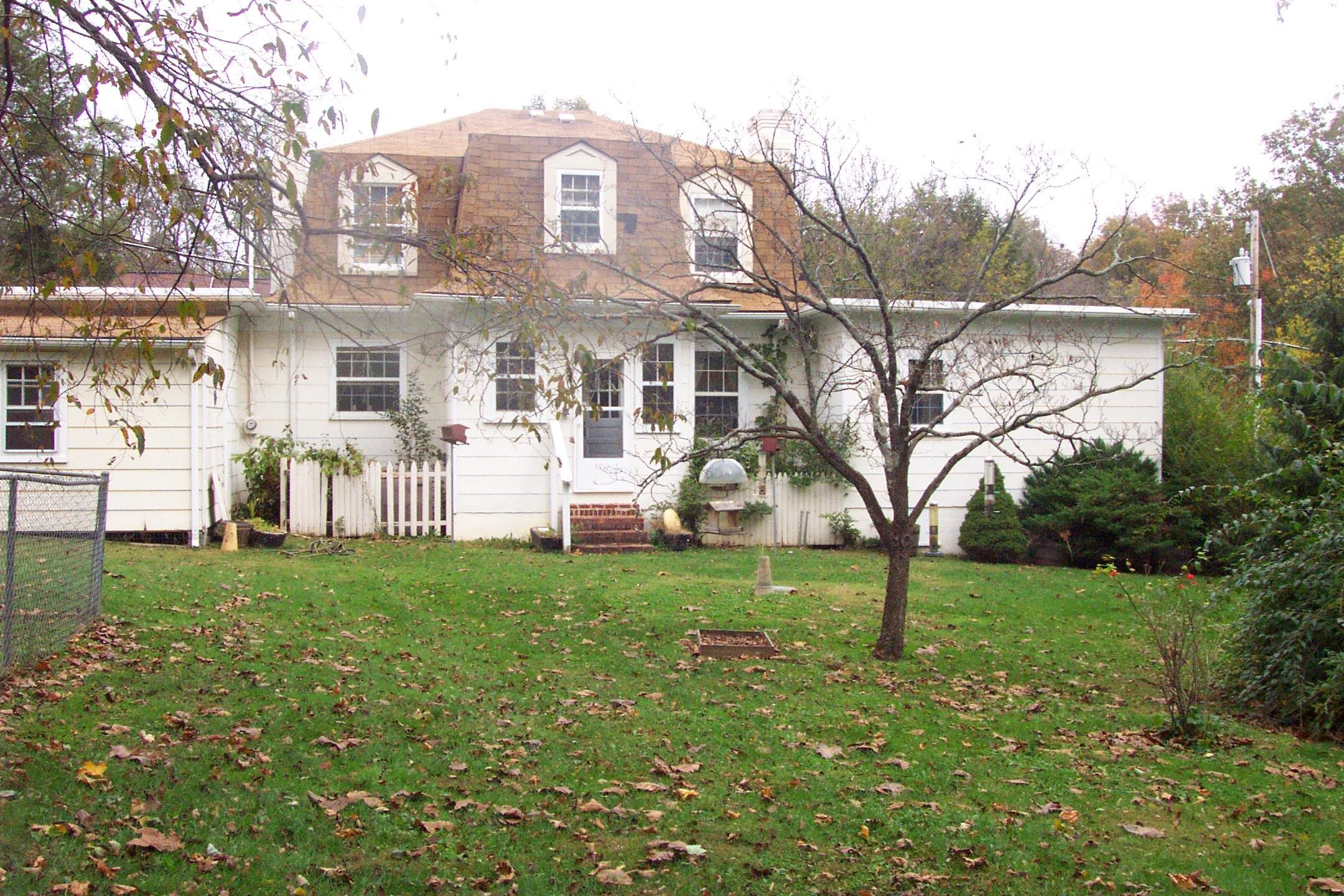 How back yard used to look