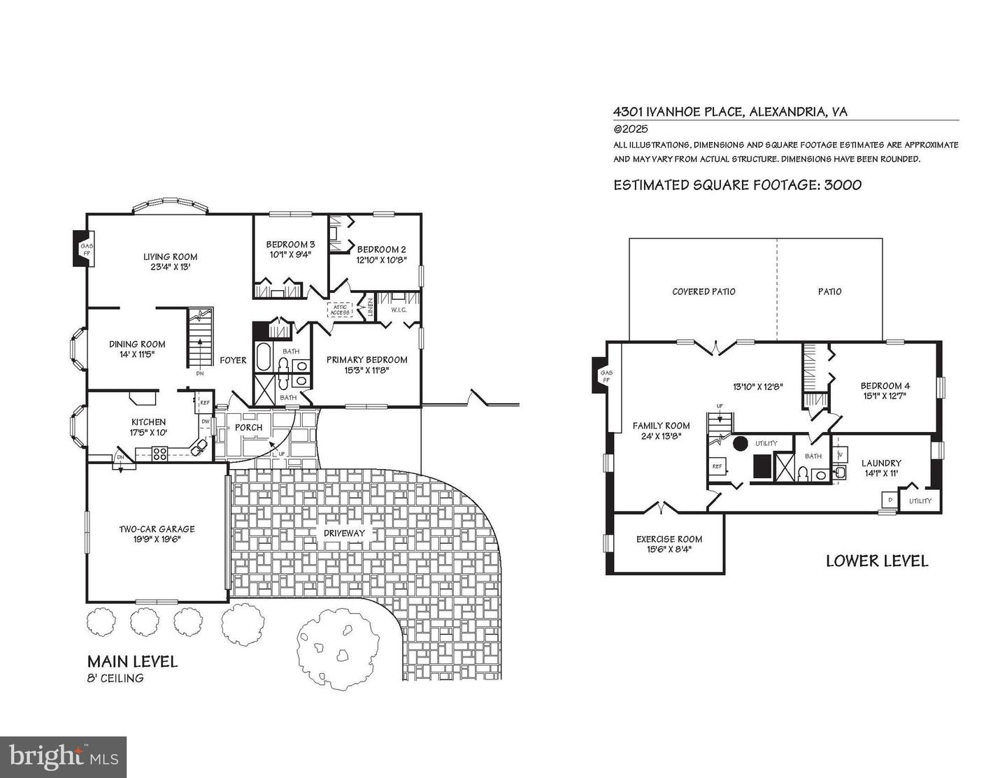 4301 IVANHOE PL, ALEXANDRIA, Virginia 22304, 4 Bedrooms Bedrooms, ,3 BathroomsBathrooms,Residential,For sale,4301 IVANHOE PL,VAAX2045830 MLS # VAAX2045830
