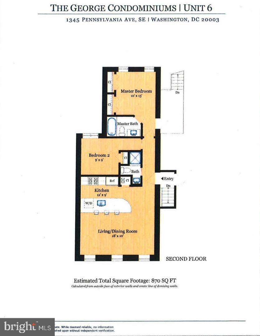 1345 PENNSYLVANIA AVE SE #6, WASHINGTON, District Of Columbia 20003, 2 Bedrooms Bedrooms, ,2 BathroomsBathrooms,Residential,For sale,1345 PENNSYLVANIA AVE SE #6,DCDC2203540 MLS # DCDC2203540