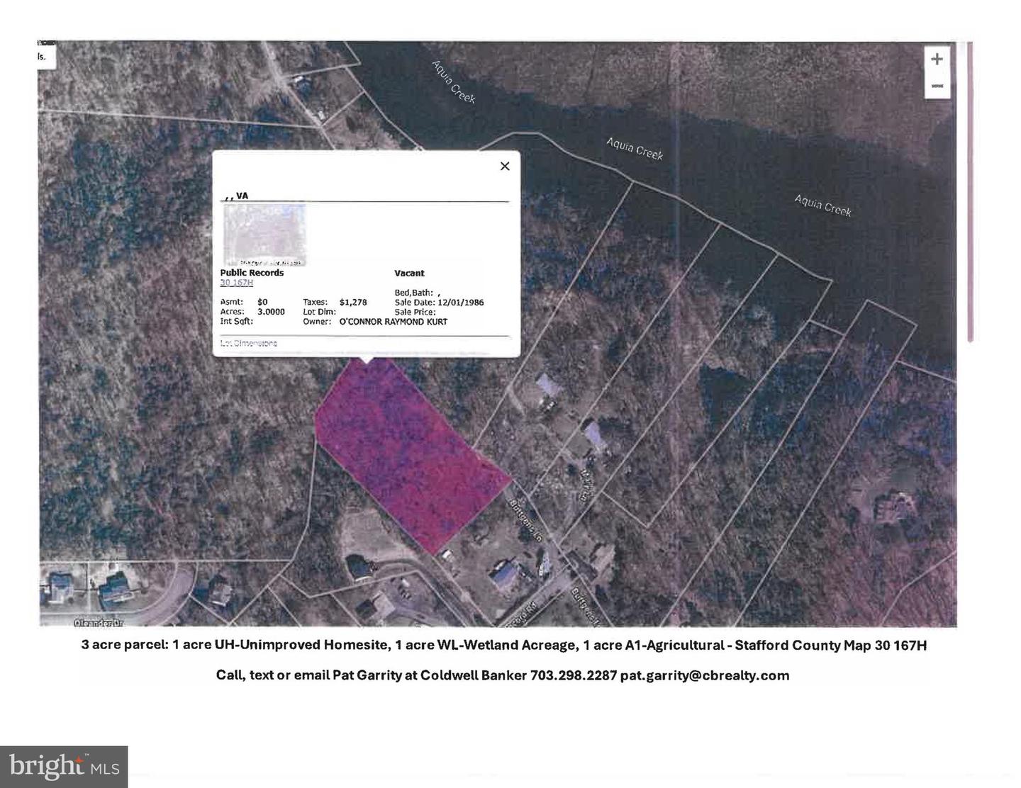N/A BUTTGENS LANE, STAFFORD, Virginia 22554, ,Land,For sale,N/A BUTTGENS LANE,VAST2039426 MLS # VAST2039426