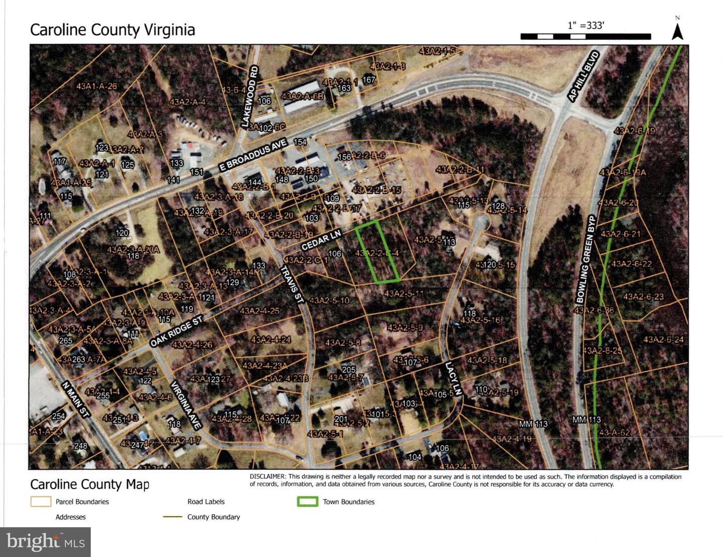LOT 3 CEDAR LN, BOWLING GREEN, Virginia 22427, ,Land,For sale,LOT 3 CEDAR LN,VACV2008236 MLS # VACV2008236