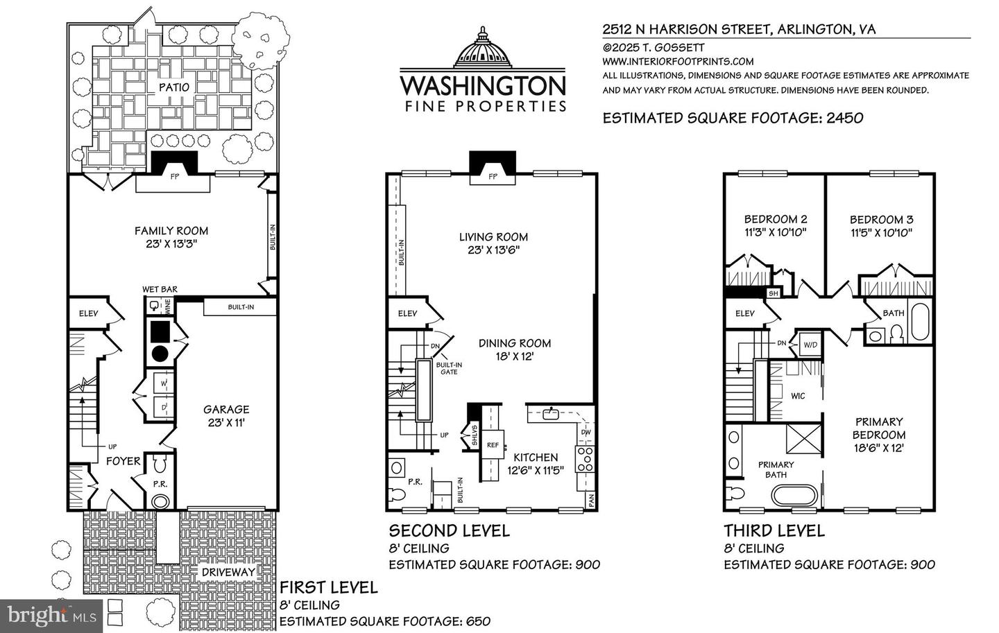 2512 N HARRISON ST, ARLINGTON, Virginia 22207, 3 Bedrooms Bedrooms, ,2 BathroomsBathrooms,Residential,For sale,2512 N HARRISON ST,VAAR2057504 MLS # VAAR2057504