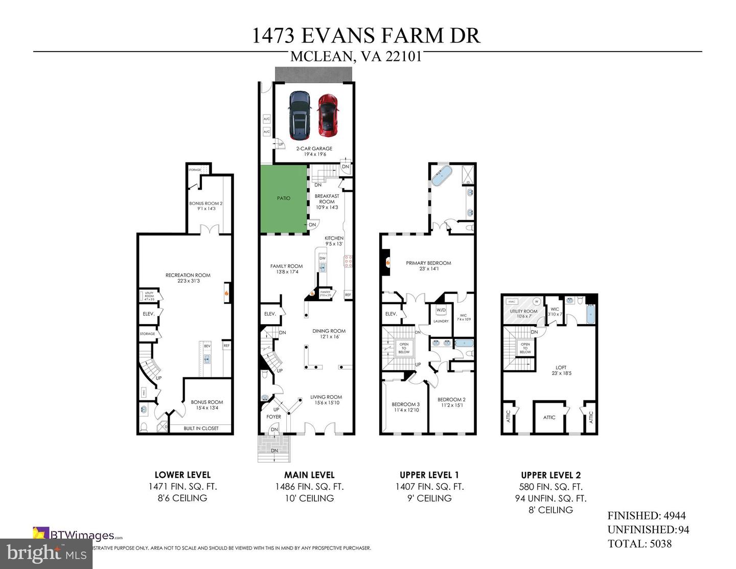 1473 EVANS FARM DR, MCLEAN, Virginia 22101, 5 Bedrooms Bedrooms, ,4 BathroomsBathrooms,Residential,For sale,1473 EVANS FARM DR,VAFX2241996 MLS # VAFX2241996