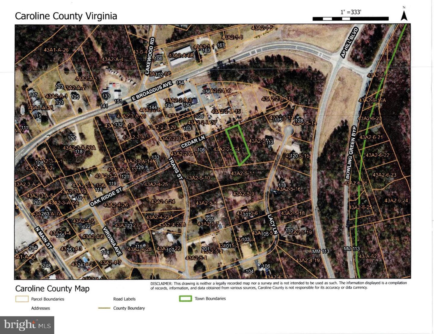CEDAR LN, BOWLING GREEN, Virginia 22427, ,Land,For sale,CEDAR LN,VACV2008238 MLS # VACV2008238