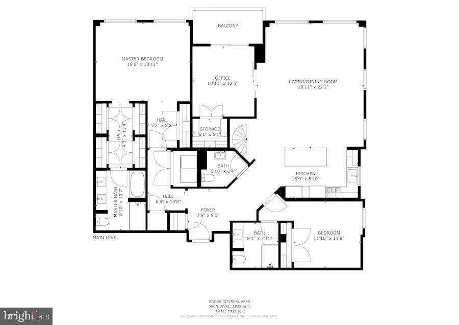 2425 L ST NW #623, WASHINGTON, District Of Columbia 20037, 3 Bedrooms Bedrooms, ,2 BathroomsBathrooms,Residential,For sale,2425 L ST NW #623,DCDC2203074 MLS # DCDC2203074