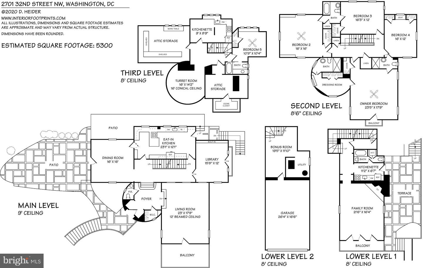 2701 32ND ST NW, WASHINGTON, District Of Columbia 20008, 5 Bedrooms Bedrooms, ,5 BathroomsBathrooms,Residential,For sale,2701 32ND ST NW,DCDC2051864 MLS # DCDC2051864