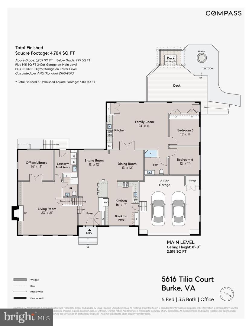 5616 TILIA CT, BURKE, Virginia 22015, 6 Bedrooms Bedrooms, ,3 BathroomsBathrooms,Residential,For sale,5616 TILIA CT,VAFX2244908 MLS # VAFX2244908
