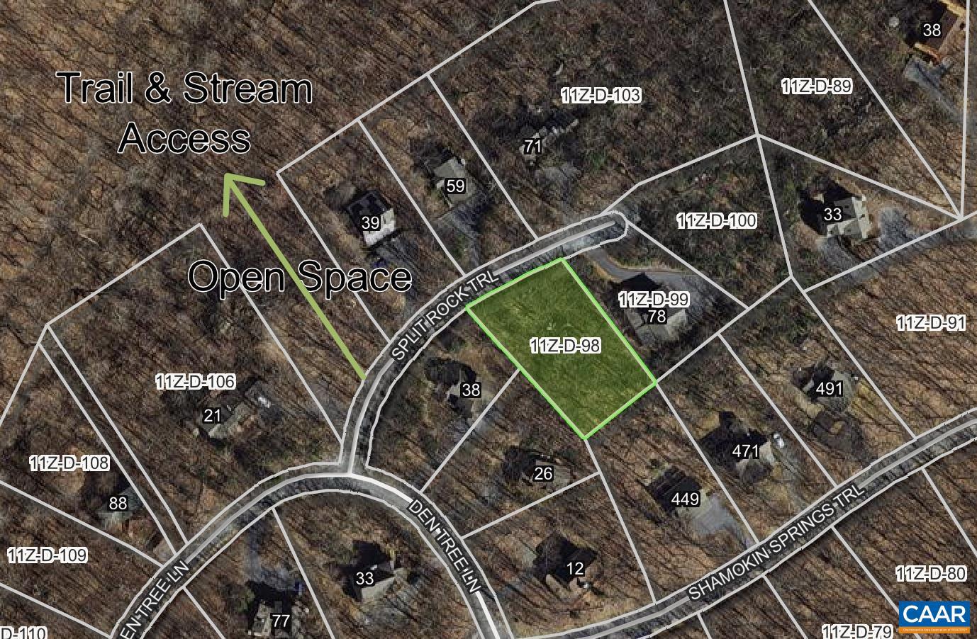 62 SPLIT ROCK TRL, WINTERGREEN RESORT, Virginia 22967, ,Land,For sale,62 SPLIT ROCK TRL,665411 MLS # 665411